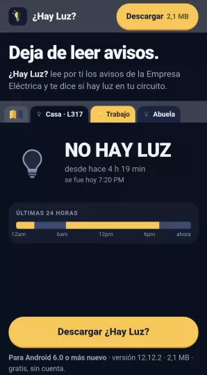 ¿Hay Luz?: la aplicación que permite seguir los apagones en La Habana