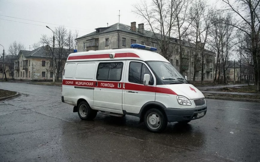 Fotografía de archivo que muestra una ambulancia en Rusia.
