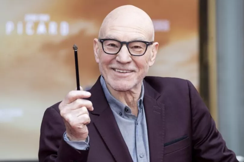Fotografía de archivo del actor británico Patrick Stewart.