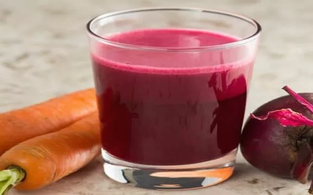 combinación muy nutritiva: remolacha y zanahoria