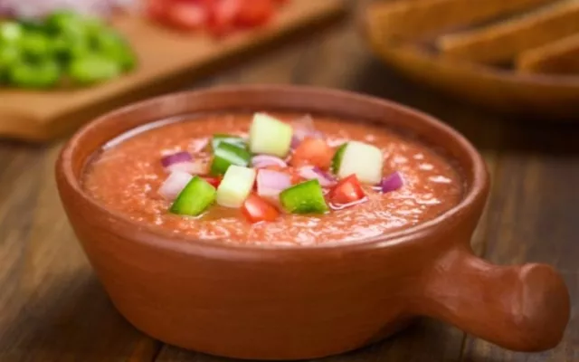 Gazpacho típico andaluz