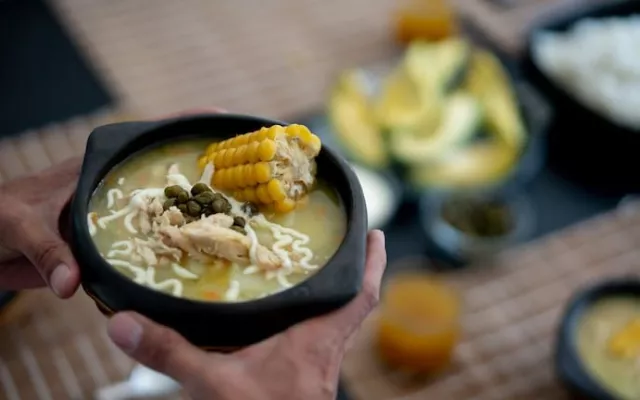 Ajiaco sabor Bogotá 