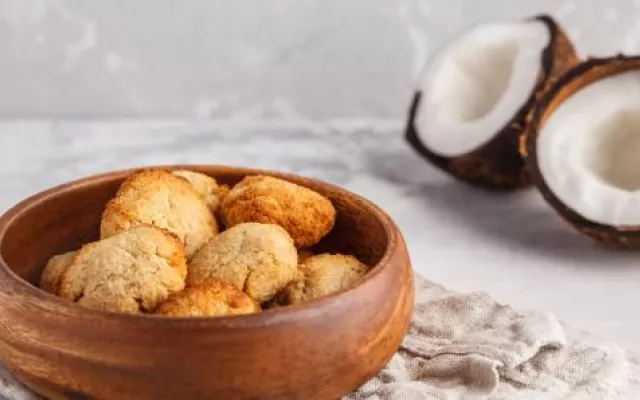 Galletas de coco crujientes 