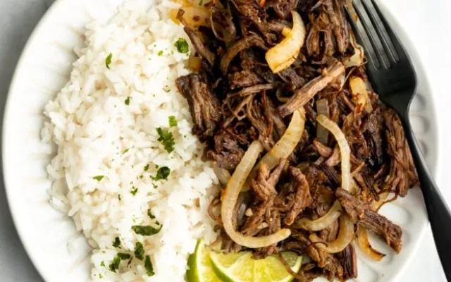 Carne de res hecha Vaca frita