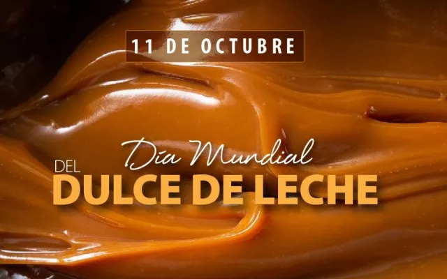 Imagen diseñada para homenajear la fecha este año 2024: 11 de Octubre, Día Mundial del Dulce de Leche 