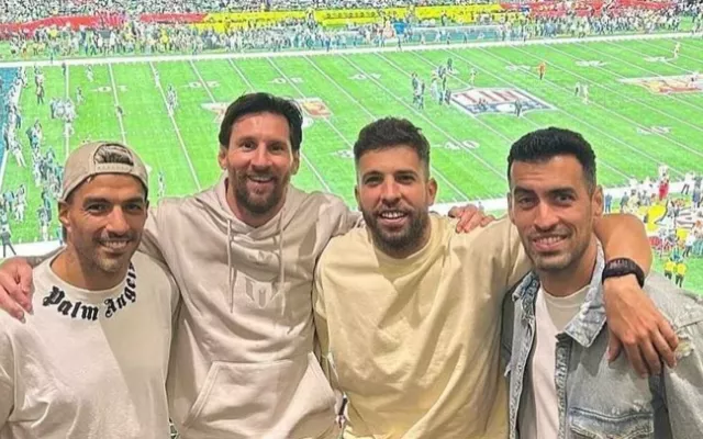 Los jugadores del Inter de Miami llegaron tras vencer 5-0 al Olimpia en Honduras