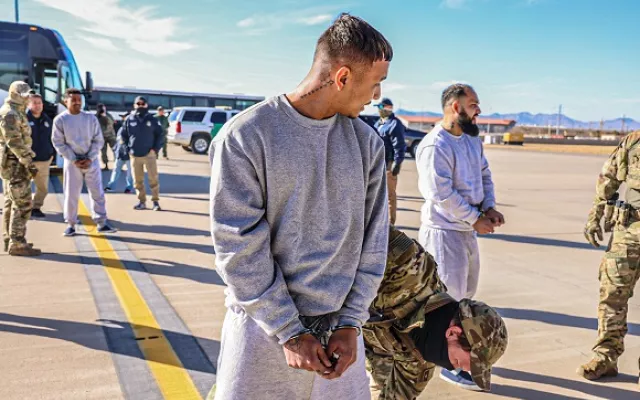 Inmigrantes en Guantánamo