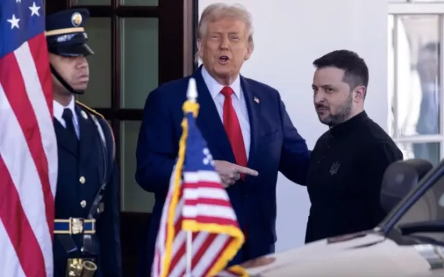 Trump y Zelenski el pasado 28 de febrero en la Casa Blanca