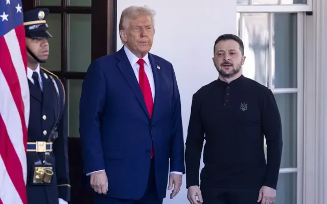 Trump y Zelenski el pasado 28 de febrero