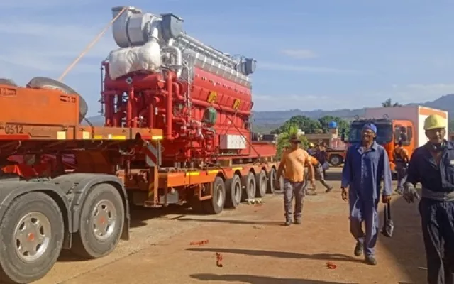 Reforzarán generación eléctrica en Cuba con nuevo motor chino