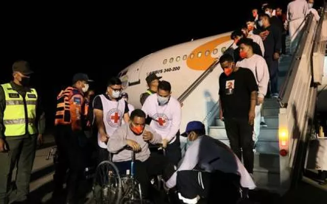 Avión de Conviasa aterriza en Venezuela con 178 migrantes. Foto de Archivo tomada el 28 de marzo de 2025.
