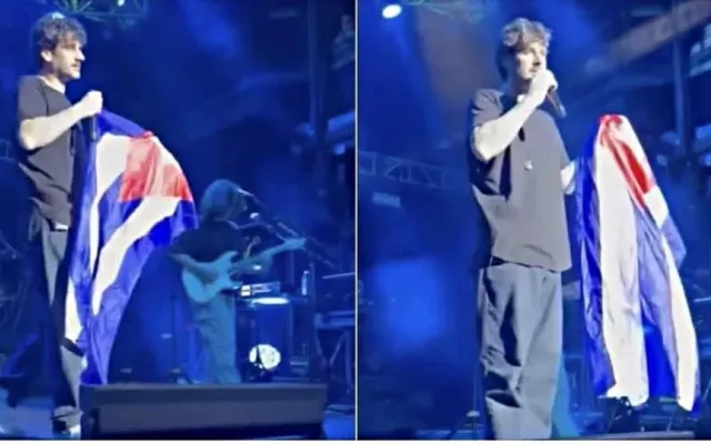 El cantante Melendi en uno de sus más recientes conciertos.