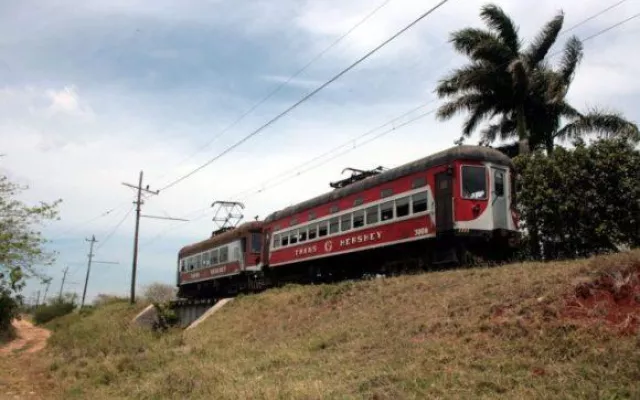 Tren y estación de Hershey: planean rescatar esta ruta de transporte entre La Habana y Matanzas