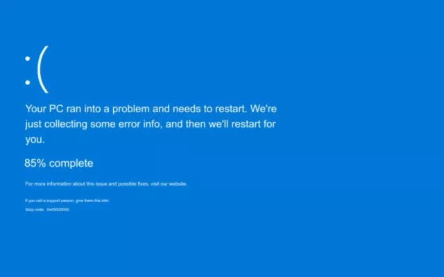 Microsoft pondrá fin a la mítica “pantalla azul de la muerte” con un nuevo diseño