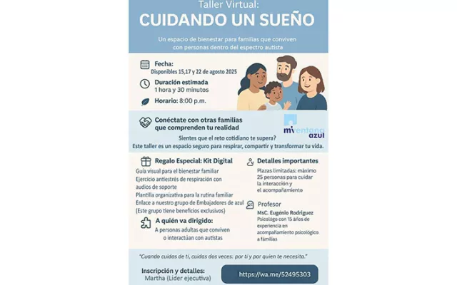 Los interesados podrán inscribirse y obtener mayor información a través del número 52495303.