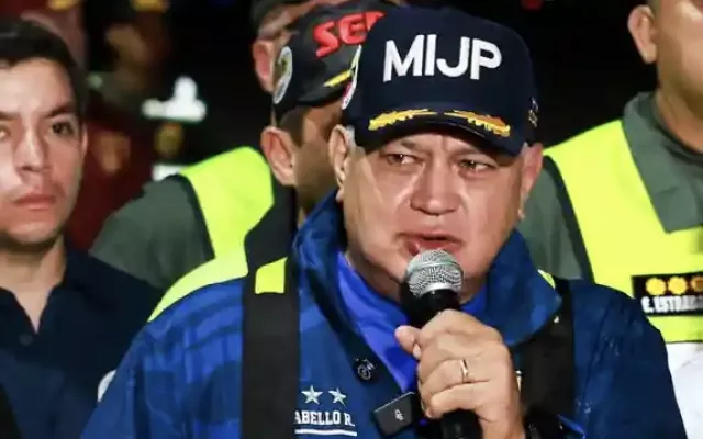 Ministro de Interior y Justicia de Venezuela, Diosdado Cabello.