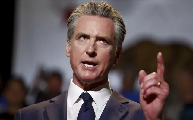 El gobernador de California, Gavin Newsom, en una imagen de archivo.