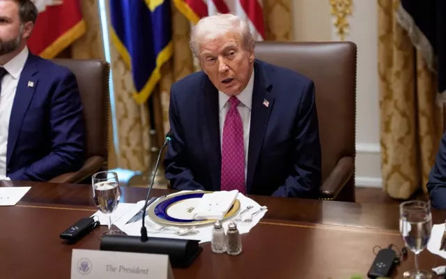 Fotografía de archivo del presidente estadounidense, Donald Trump.