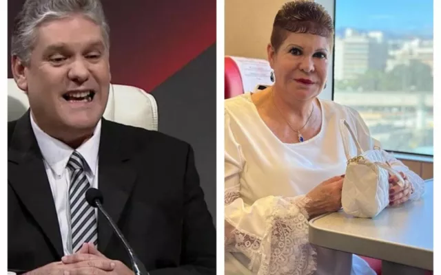 Alejandro Gil, exministro de Economía de Cuba (izq.) y su hermana María Victoria Gil, expresentadora de De La Gran Escena (der.).