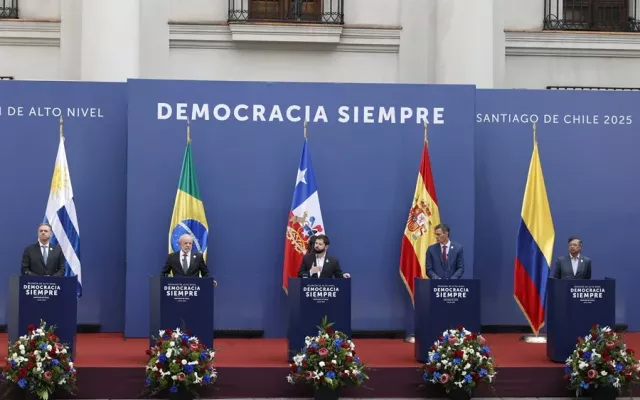 Foto de archivo en representación de cuatro de los países firmantes.
