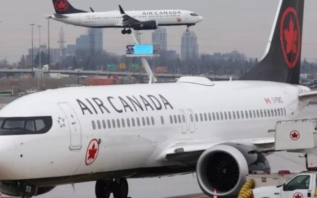 Aviones de Air Canada en el aeropuerto de Toronto en una imagen sin datar. REUTERS