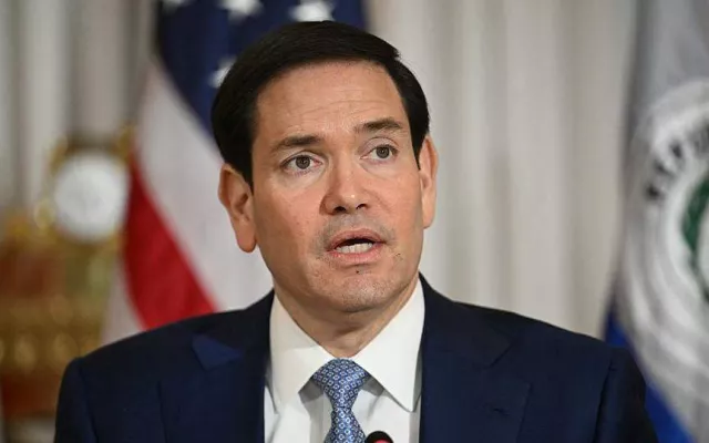 El Secretario de Estado Marco Rubio.