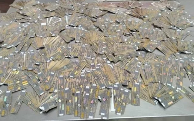 Habilitaciones falsas de tabaco Cohiba/ Foto: Cubadebate 