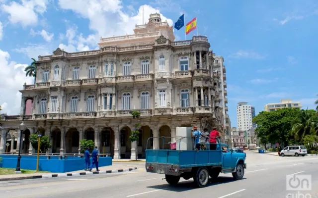 La Embajada de España en La Habana. Foto: Otmaro Rodríguez / Archivo.