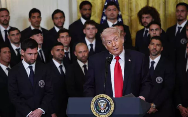 El Inter de Miami visitó al presidente estadounidense, Donald Trump, en La Casa Blanca.