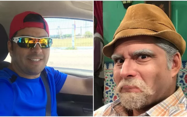 Luis Silva, quien interpreta al personaje de Pánfilo.