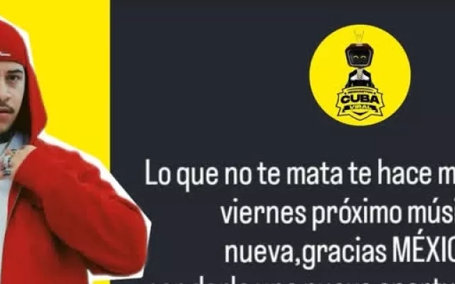 Mensaje de el reguetonero cubano El Chulo.