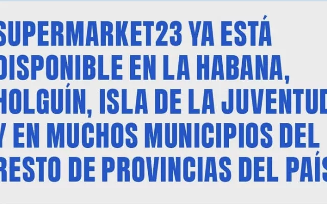 Cartel publicado por Supermarket23 en su cuenta de Instagram.