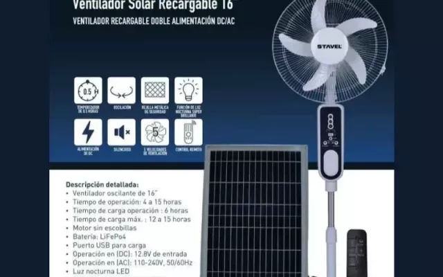 Los ventiladores de pedestal recargables con paneles solares  una excelente alternativa a los ventiladores tradicionales.
