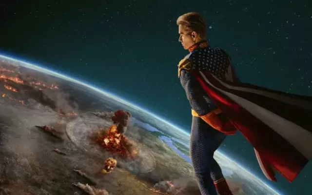 Homelander (Antony Starr) en la temporada 5 de "The Boys". 