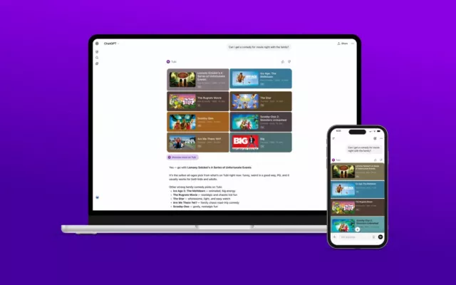 Tubi dentro de ChatGPT: una idea muy simple que puede tener bastante recorrido   El funcionamiento, por lo que se ha visto hasta ahora, no tiene demasiado misterio. Instalas Tubi desde el directorio de apps de ChatGPT y luego ya puedes invocarla para pedir recomendaciones. En escritorio aparece dentro de Apps, y en móvil se puede añadir desde el botón “+” y el apartado de explorar apps. A partir de ahí, la gracia está en que la conversación no se queda en un listado frío. Puedes afinar, pedir algo más raro,