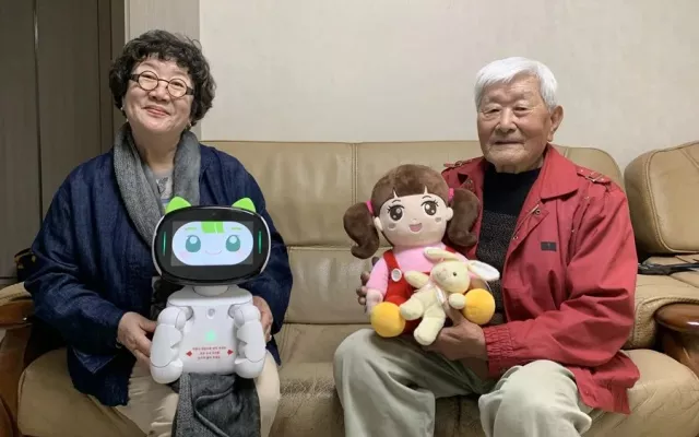 Muñeco con inteligencia artificial en Corea del Sur