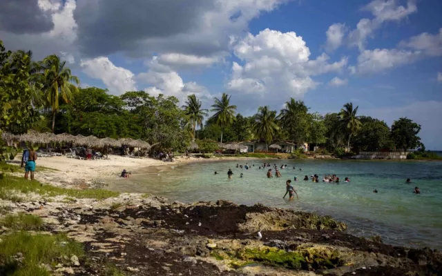 Imagen de una instalación de campismo en Cuba.