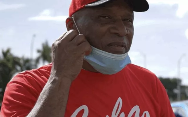 Fotografía del exreceptor cubano de béisbol Juan Bravo Prescot.