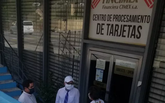 Imagen de archivo de Fincimex, centro de procesamiento de tarjetas.