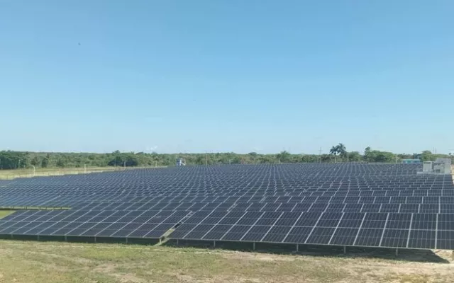 Nuevo parque solar en Ciego de Ávila con la colaboración de China. 