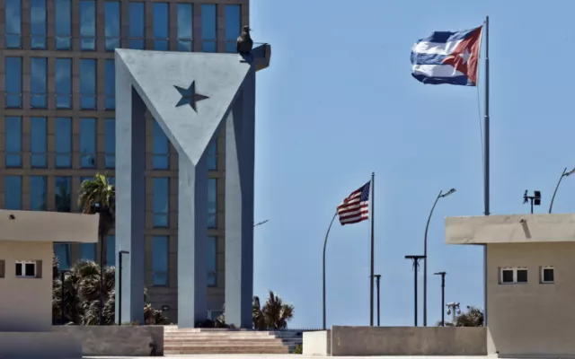 Sede de la Embajada de Estados Unidos en La Habana.