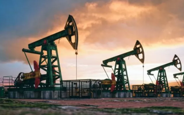 Imagen ilustrativa de pozos petroleros.