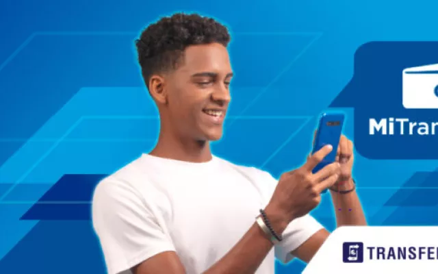 Imagen representativa de la aplicación Transfermóvil y el logo de ETECSA.