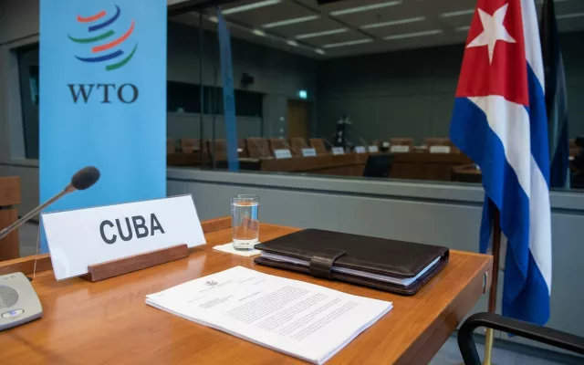 Delegación cubana en la OMC