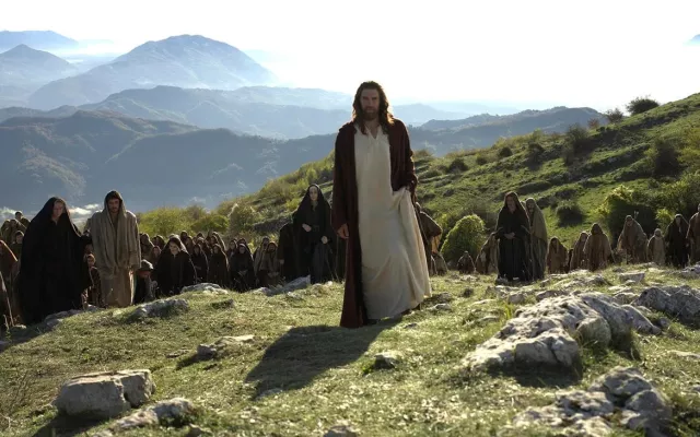 Imagen promocional de Jaakko Ohtonen interpretando a Jesucristo en la nueva película de Mel Gibson.