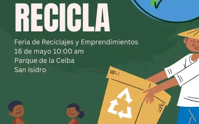 Imagen promocional de la Feria de Reciclaje y Emprendimientos en San Isidro.