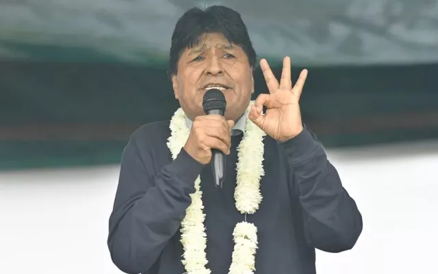 Imagen del expresidente boliviano Evo Morales.
