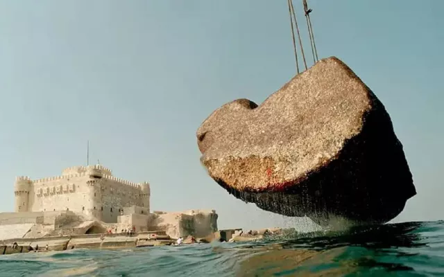 Hallazgo histórico: rescatan del mar restos del Faro de Alejandría, una de las siete maravillas del mundo