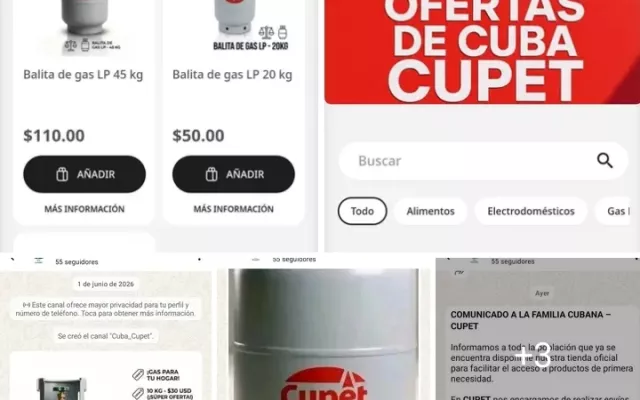 Captura de pantalla de un aviso de alerta sobre estafas digitales que utilizan el nombre de la Unión Cuba-Petróleo.