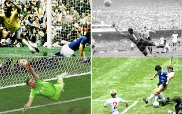 Imagen alusiva a un partido histórico de la Copa del Mundo.